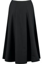 Load image into Gallery viewer, Black midi skirt organic wool