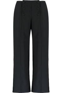 Organic Wool Sailor Style Trousers