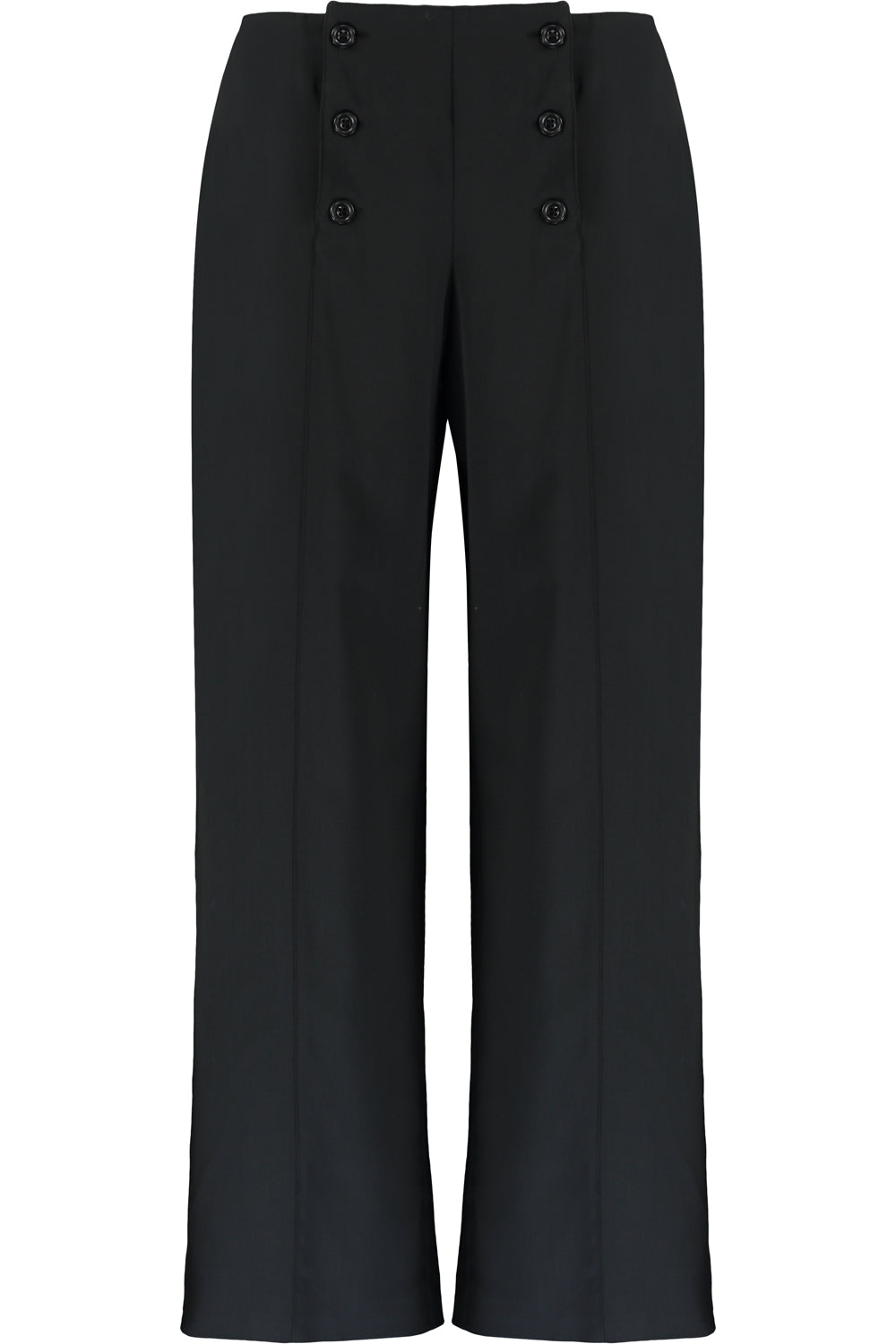 Organic Wool Sailor Style Trousers